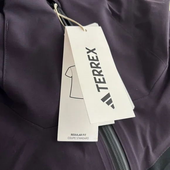Adidas Terrex Techrock 3L Gore-Tex C-Knit Jacket Men’s XL NEW Purple Alpine Ski
